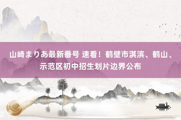 山崎まりあ最新番号 速看！鹤壁市淇滨、鹤山、示范区初中招生划片边界公布