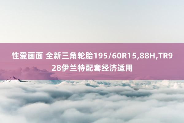 性爱画面 全新三角轮胎195/60R15，88H，TR928伊兰特配套经济适用